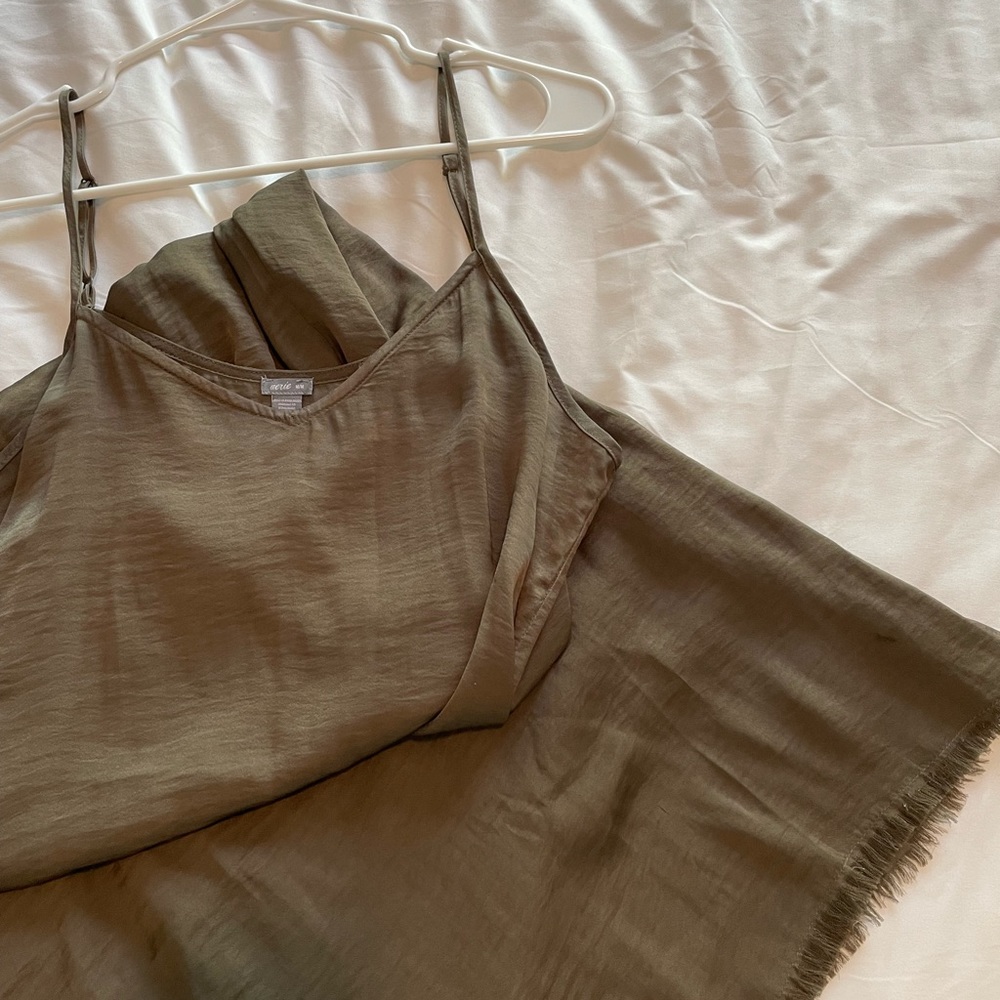 Aerie Silk Midi Slip Dress